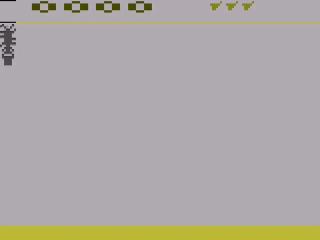 Cosmic Swarm title screen for Atari 2600